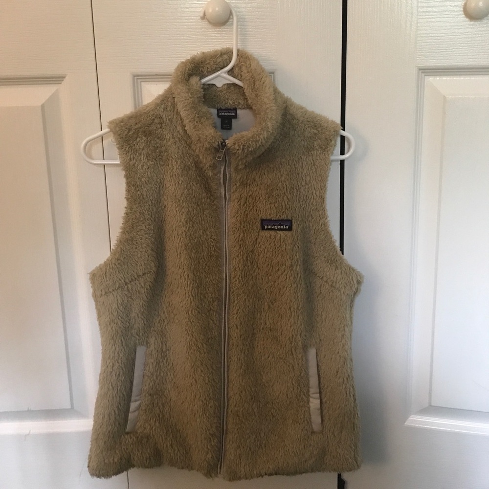 Patagonia Los Gatos Tan Fleece Vest